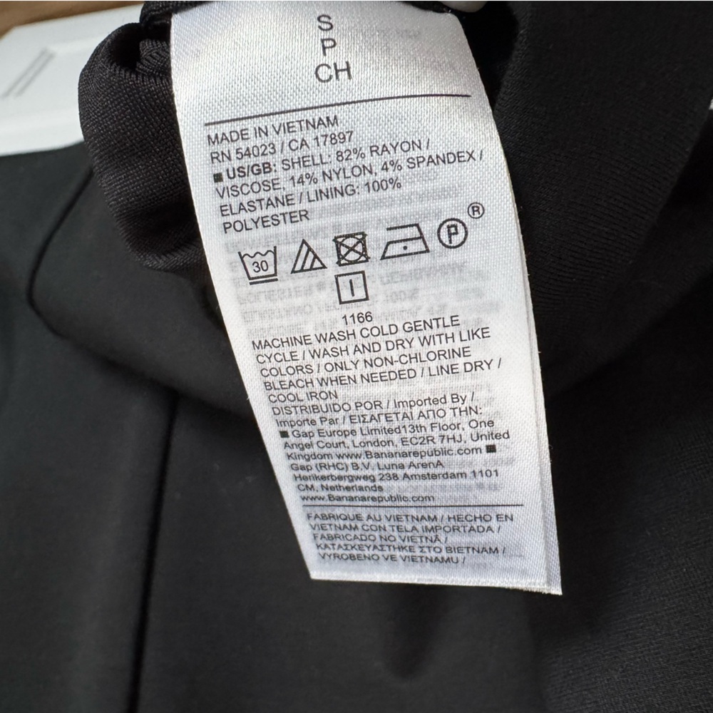 NWOT Banana Republic Classic Black Mini High-Neck/Mock-Neck Dress - S - Picture 6 of 15